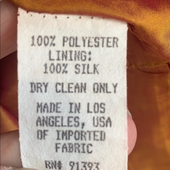 SpiritHouse olive color silk front button closure jacket - Picture 10 of 13